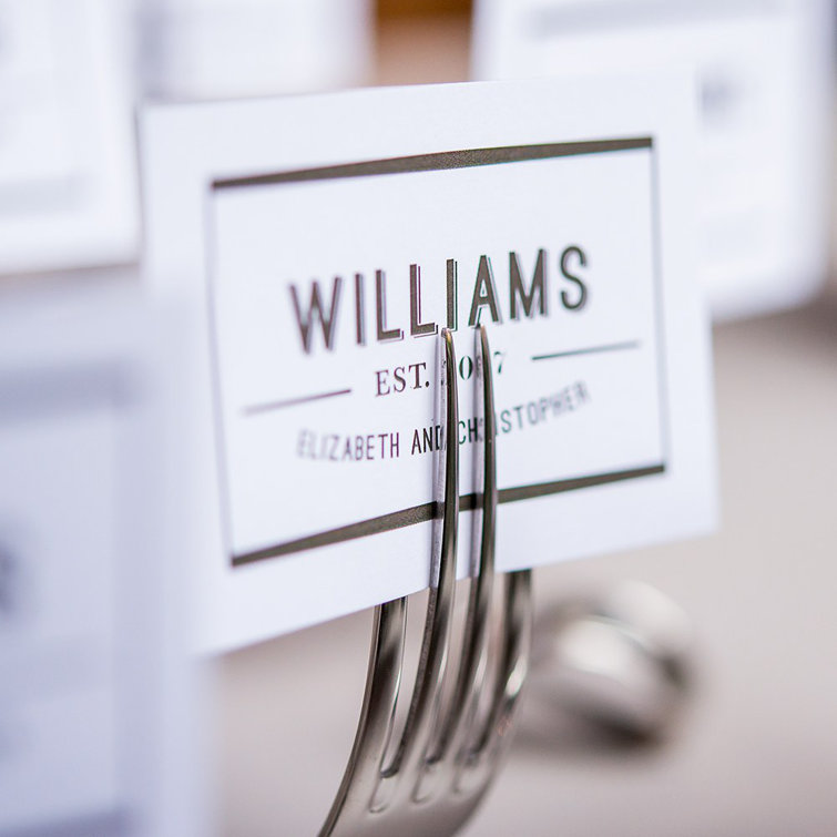 Brayden Studio® Metal Place Card Holder & Reviews Wayfair Canada